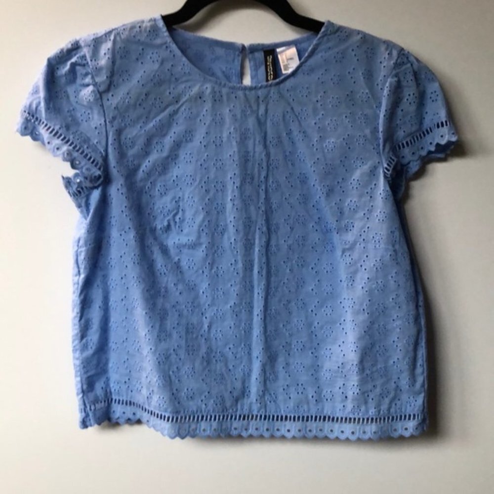 NWT Eyelet top